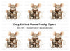 Cute Mouse Family Clipart Bundle