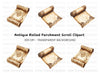 Vintage Scroll Clipart Bundle