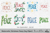Christmas Word Clipart Bundle