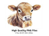 Sweet Calf Clipart Bundle
