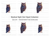 Mystical Owl Clipart Bundle
