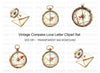 Love Letter Compass Clipart Bundle