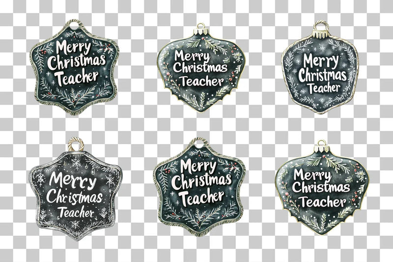 Merry Christmas Teacher Clipart Bundle - CraftNest - Digital Crafting and Art