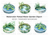 Potted Lily Pad Clipart Bundle