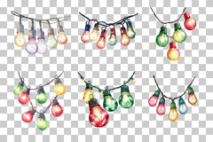 Christmas Holiday Lights Clipart Bundle - CraftNest - Digital Crafting and Art