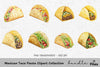 Mexican Taco Fiesta Clipart Bundle
