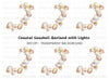 Shimmering Seashell Garland Clipart Bundle