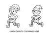 Playful Christmas Elf Coloring Books