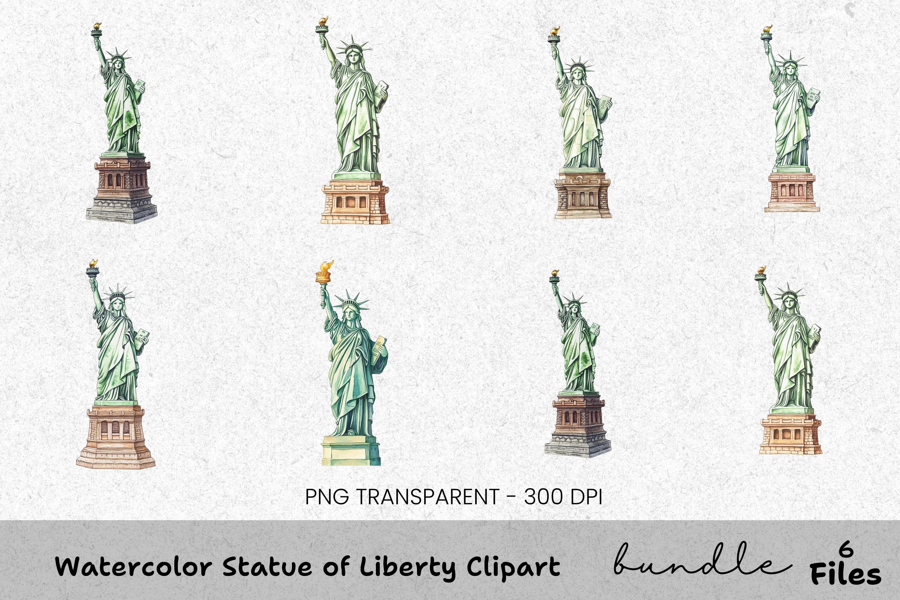 Statue of Liberty Clipart Bundle