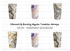 Marble Tumbler Clipart Bundle