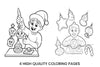 Kids Making Christmas Ornaments Coloring Books