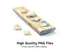 Seashells on Wooden Planks Clipart Bundle