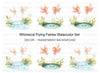 Flying Fairies and Nature Clipart Bundle