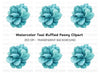 Lush Blue Flower Clipart Bundle