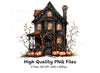 Spooky Haunted House Clipart Bundle