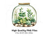 Terrarium Clipart Bundle