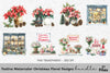 Christmas Flower Shop Clipart Bundle