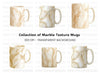 Elegant Marble Texture Coffee Clipart Bundle