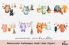 Halloween Clothesline Clipart Bundle