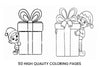 Christmas Elf Gift Exchange Coloring Books