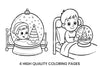 Doctor and Child Playtime Coloring Books