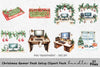 Christmas Gamer Chair Clipart Bundle