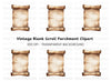 Vintage Old Scroll Clipart Bundle