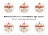 Vintage Circus Tent Clipart Bundle