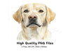 Labrador Dog Portraits Clipart Bundle
