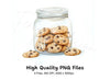 Cookies in Glass Jar Clipart Bundle