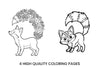 Charming Fox Coloring Books