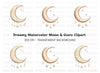 Moon and Stars Clipart Bundle