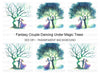 Enchanted Forest Fairy Dance Clipart Bundle