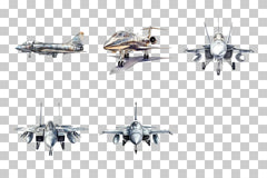 Vintage Fighter Jet Aircraft Clipart Bundle - CraftNest - Digital Crafting and Art