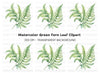 Fern Leaf Clipart Bundle