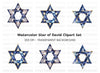 Star of David Clipart Bundle