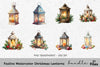 Christmas Lanterns Clipart Bundle