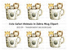 Adorable Safari Friends Clipart Bundle