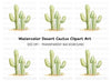 Saguaro Cactus Clipart Bundle