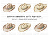 Mexican Sombrero Hat Clipart Bundle