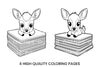 Cute Baby Deerfor Kids Coloring Books