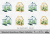 Botanical Greenhouse Clipart Bundle