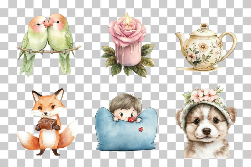 Sweet Moments Clipart Bundle Set - CraftNest - Digital Crafting and Art
