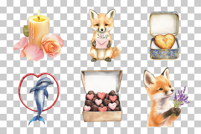 Sweet Valentine's Day Clipart Collection Bundle - CraftNest - Digital Crafting and Art