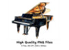 Elegant Grand Piano Clipart Bundle