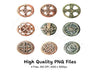 Celtic Knots and Symbols Clipart Bundle