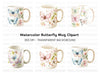 Butterfly Themed Designs Clipart Bundle