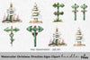 Christmas Direction Signs Clipart Bundle