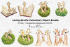 Cute Giraffe Family Clipart Bundle