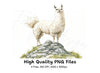 Cute Llama Clipart Bundle
